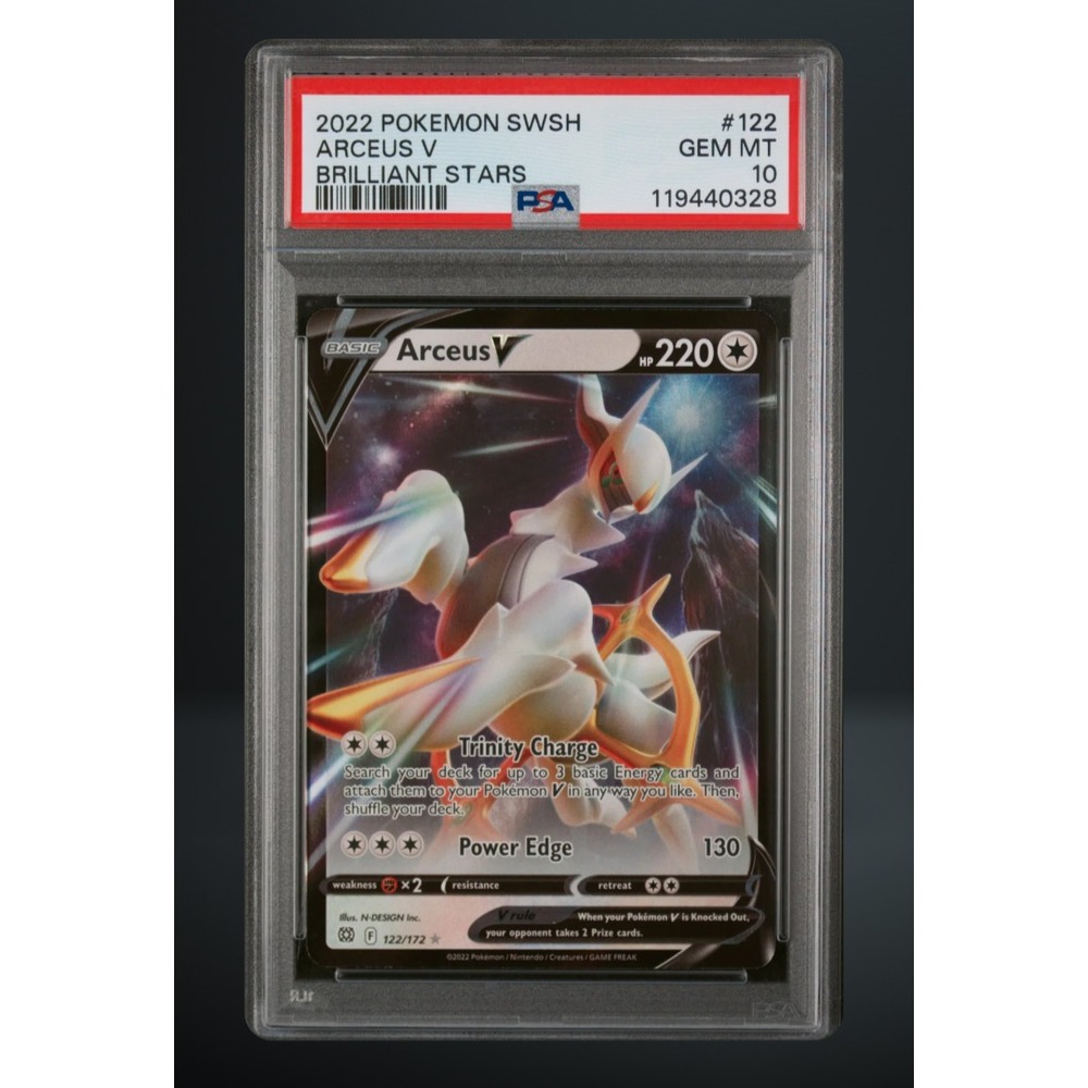 Arceus V #122 SWSH BRILLIANT STARS 2022 PSA 10 GEM MINT US